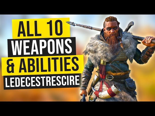 Assassin's Creed Valhalla Tips: ALL 10 Armor Sets, Weapons & Abilities Locations in Ledecestrescire!