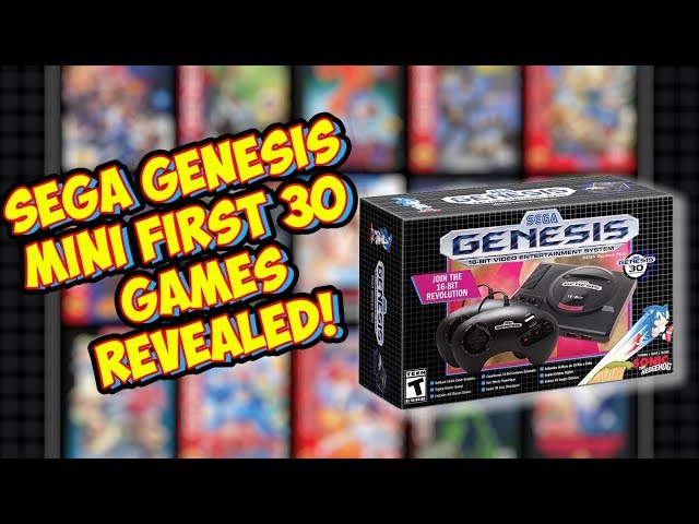 Sega Genesis Mini First 30 Games Revealed! With A Mega Surprise!