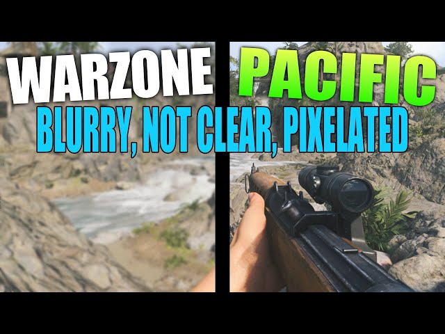COD Warzone Pacific FIX Pixelated & Blurry Graphics On PC