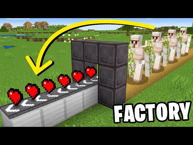 I Built an Unlimited Iron Golem Factory in Minecraft