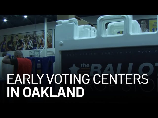 Early Voting Centers Open at Warriors' Old Stomping Grounds