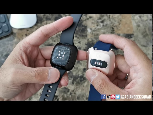 Fitbit Versa 3 - Switching out the watch bands
