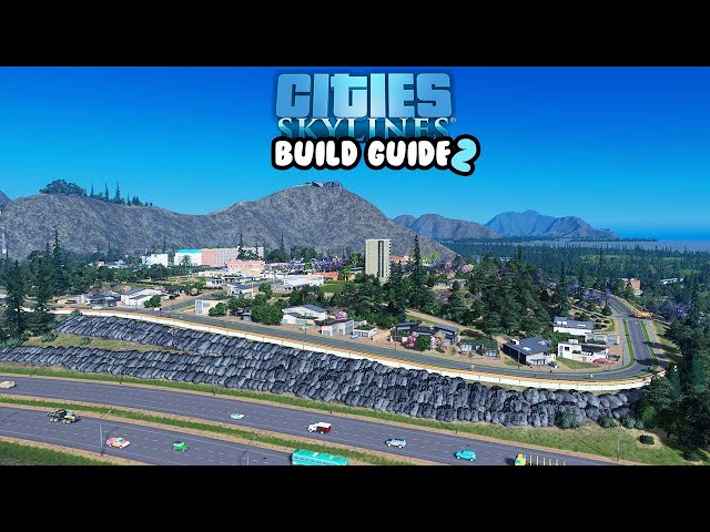Why Terrain Is Your BEST Friend In Cities Skylines! | 25 Tile Build Guide