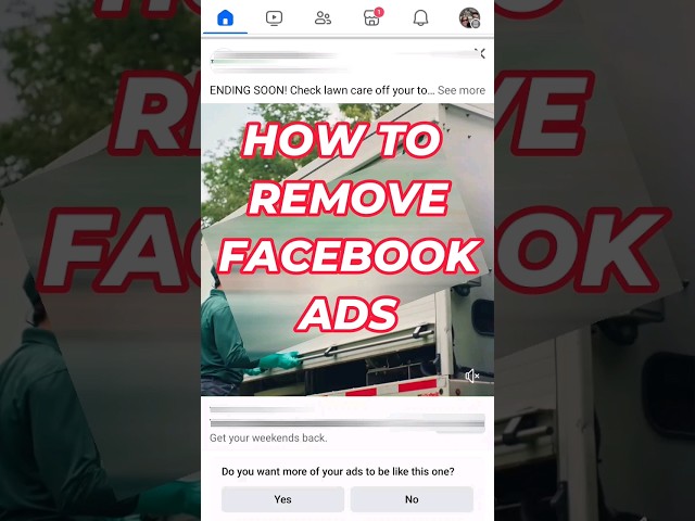 How to REMOVE Facebook ads! #facebook