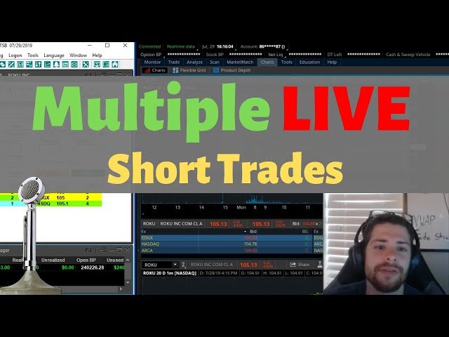 Shorting Multiple Stocks LIVE - Active Day | John's Recap/Day Trade Walkthrough