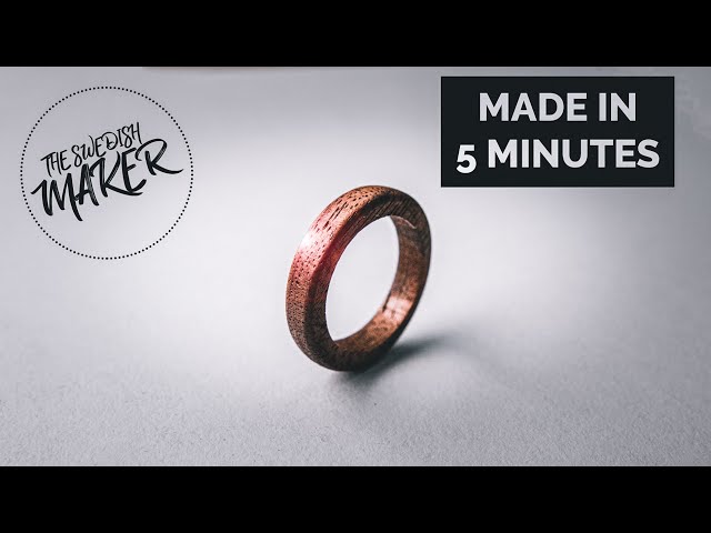 Making a Wooden Ring On A CNC