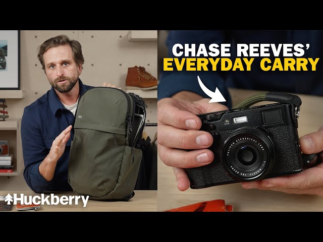 Chase Reeves’ New Favorite Backpack, Everyday Carry and Travel Essentials | Huckberry EDC