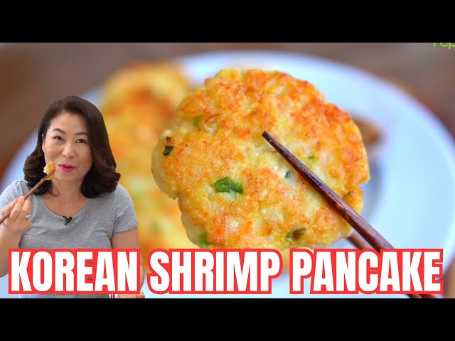 Korean🦐Shrimp Pancake Recipe: DELICIOUS way to enjoy Shrimp🍤 부드러운 새우전 만들기