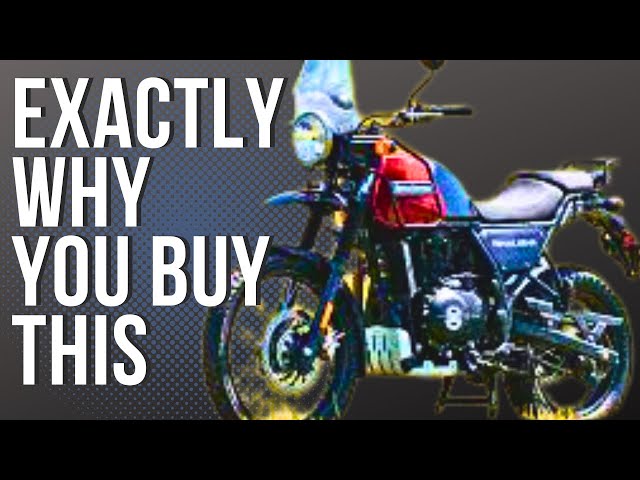 This is EXACTY WHY YOU buy the Royal Enfield Himalayan #royalenfieldhimalayan #adventurebike