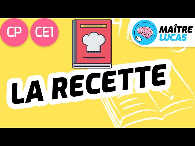 Genre de texte : la recette de cuisine CP - CE1 - Cycle 2 - Français