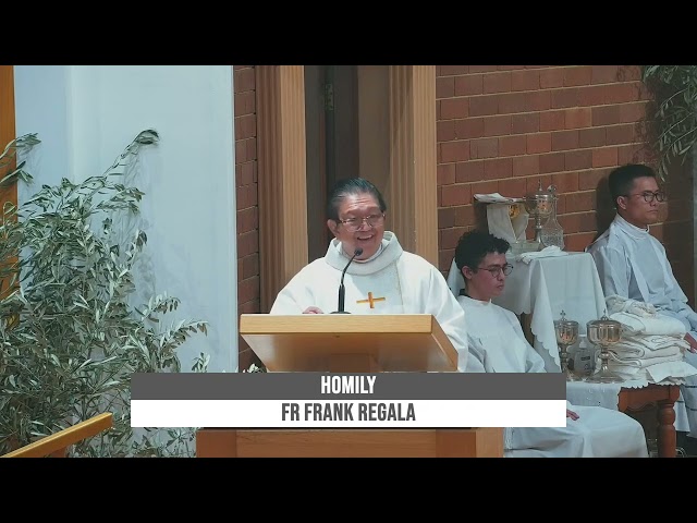 Homily of Fr Frank Regala for Mass of the Lord's Supper, 7pm Thursday 6 April 2023