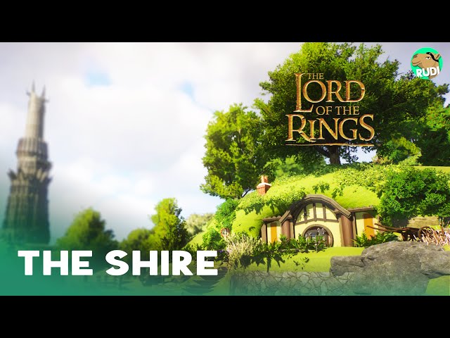 The Shire - Lord of the Rings Habitat - Planet Zoo Speed Build (1/2)
