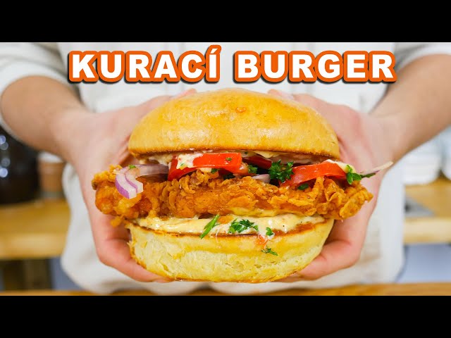 Kurací burger s domácimi žemľami | Viktor Nagy | recepty