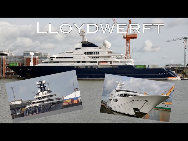 3 Yachts at Lloyd shipyard - Octopus, Tranquility and Vive La Vie