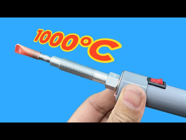 Homemade Soldering Iron 1000°C using Glow Plug 12V | The Best Soldering Irons of 2024