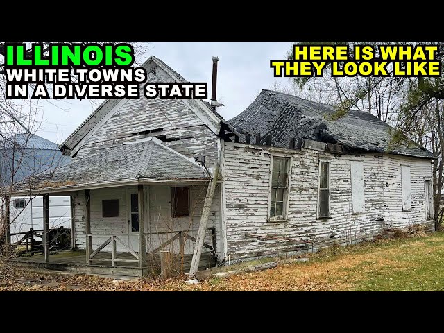 ILLINOIS: Almost All White Towns In A Diverse State - This Is What They Look Like