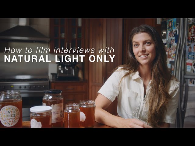 How and When to Film Interviews with Natural Light Only