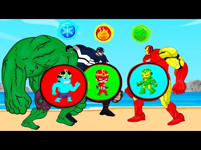Evolution Of HULK PREGNANT, IRON-MAN, CAPTAIN AMERICA : Who Is The King Of Super Heroes?