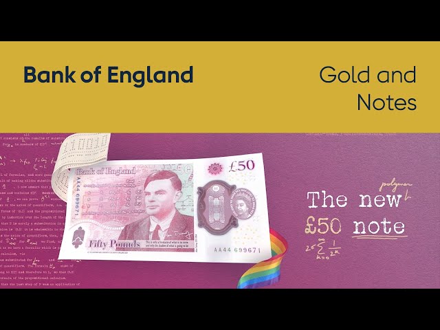 The New £50 note unveiled