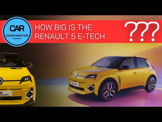 Renault 5 E-Tech | Dimensions compared to other cars in REAL scale!