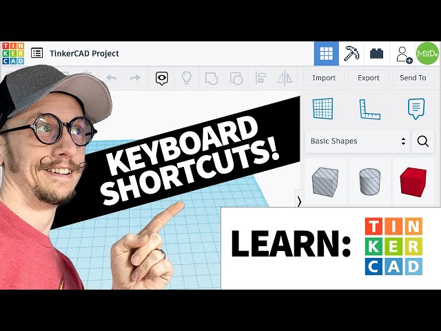TinkerCAD like a PRO: Keyboard shortcuts you need to know