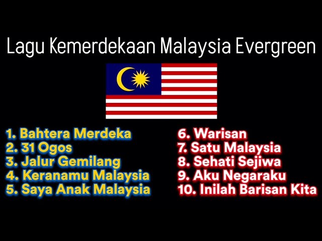 💙 Lagu Kemerdekaan Malaysia Evergreen