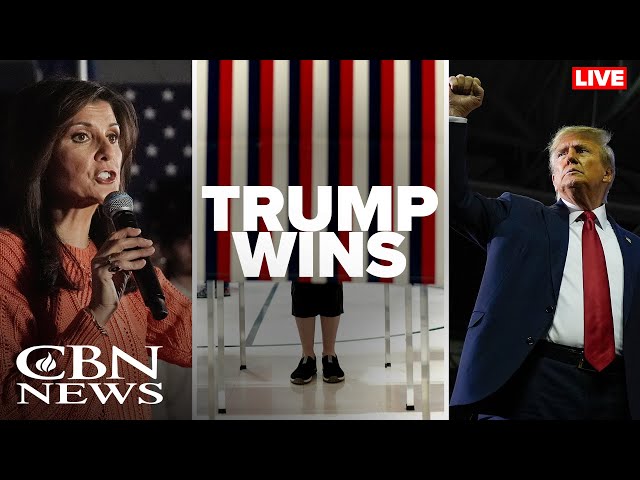 LIVE: Trump Wins in New Hampshire | CBN News' Coverage of the New Hampshire Primary | 9:30 PM ET