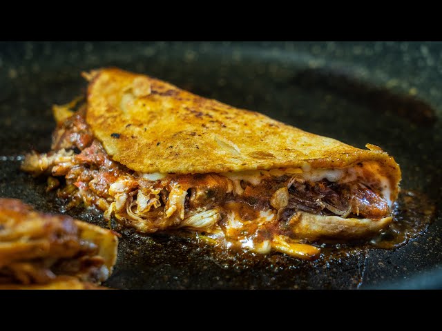 Carnitas Quesabirria Tacos - Juiciest Taco in the world.