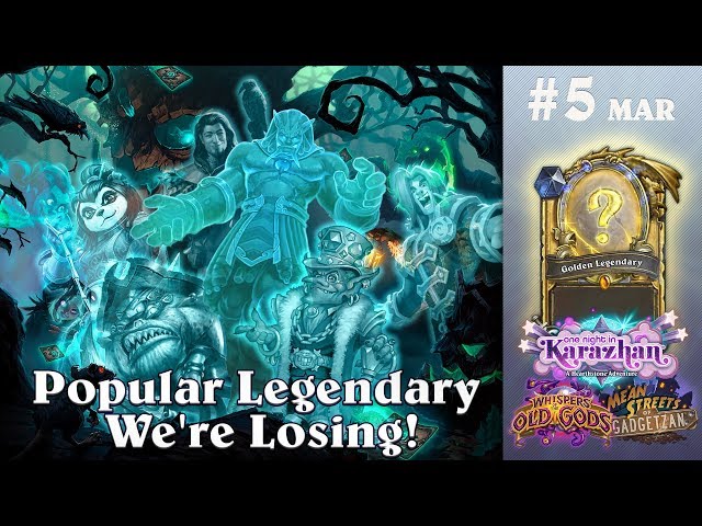 Popular Hearthstone Legendary Cards We're Losing (with Raven Year Rotation)