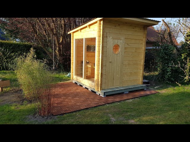Projekt Garten-Sauna! Unsere Erfahrungen, Eindrücke und ein Rundgang der Sauna nach Fertigstellung.