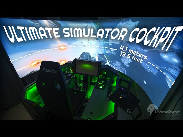 ULTIMATE Simulator Experience - Building 180° Curved Screen for Space and Flight Sims