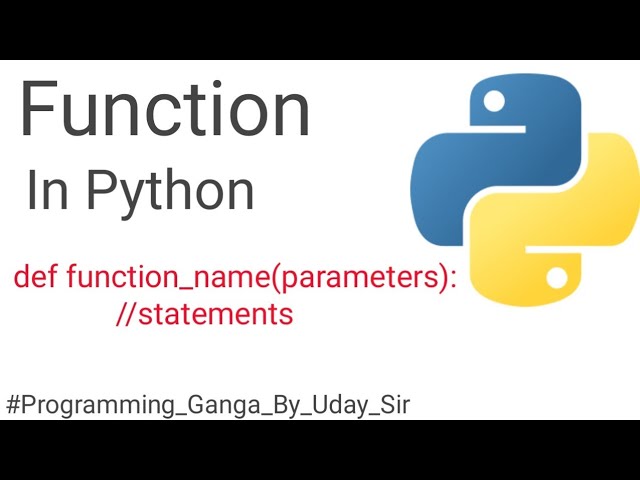 function in python | Passing Parameters to function Python| def function_name(parameters)