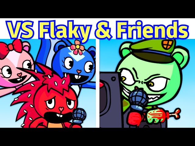 VS Flaky (& Flippy, Giggles, Petunia) Full Week [HARD] - Friday Night Funkin' Mod