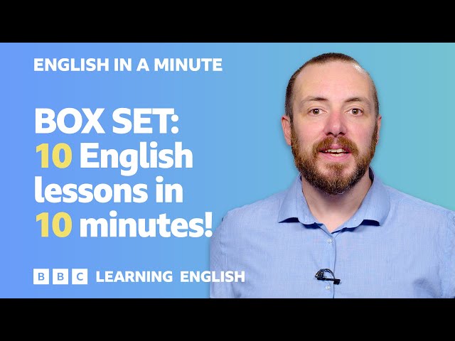 BOX SET: English In A Minute 7 – TEN English lessons in 10 minutes!