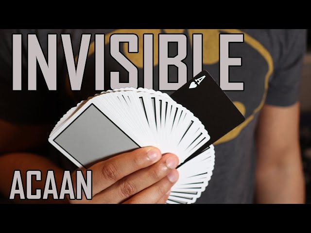 COMPLETELY Impromptu INVISIBLE ACAAN Card Trick!