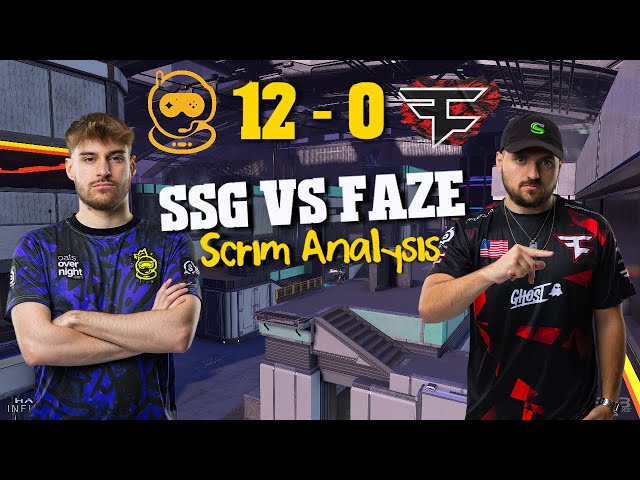 SSG beat FaZe 12 to 0 in Scrims?? (Stat and Gameplay Analysis)
