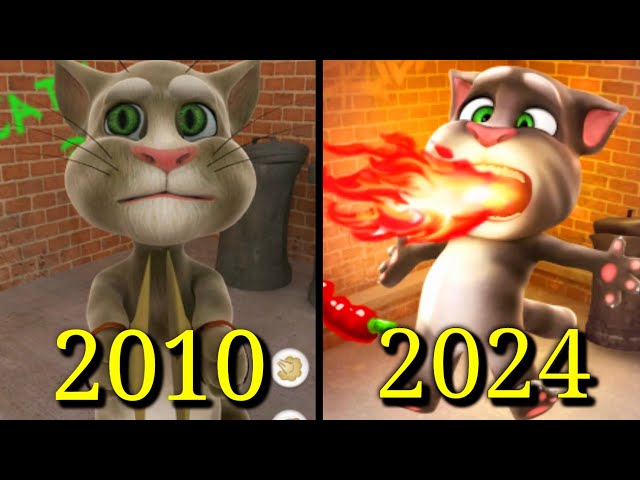 Evolution of Talking Tom Games 2010-2024