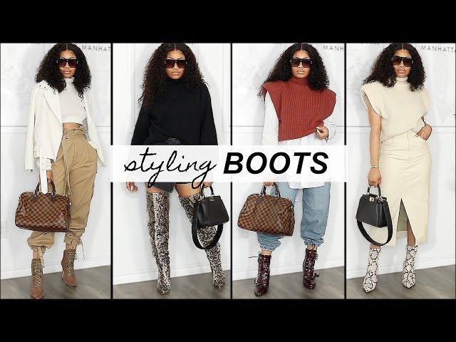 HOW TO STYLE BOOTS FOR FALL/WINTER (7 full looks)