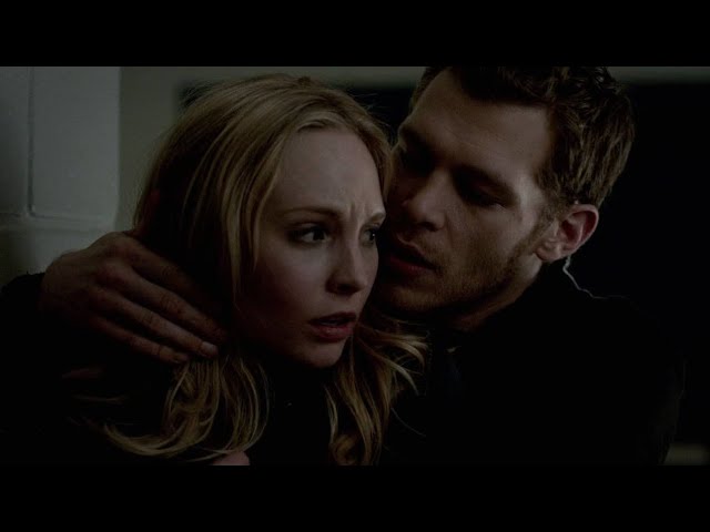 Klaus shipping himself with Caroline for 15 minutes straight