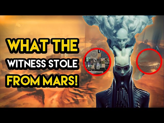 Destiny 2 - WHAT THE WITNESS STOLE ON MARS! Traveler Left Earth and Golden Age Secrets