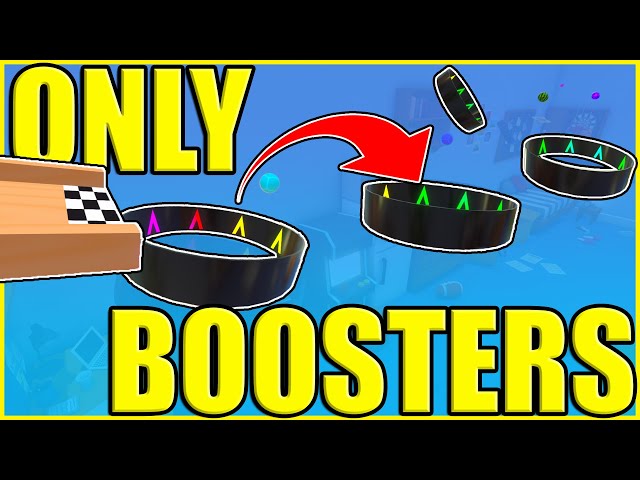 Making An EXTREME Marble Run Using ONLY Boosters! - Marble World Gameplay