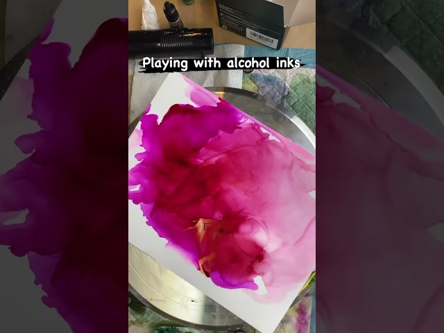 Unlock the Secrets: Easy Alcohol Ink Techniques with an Airbrush.