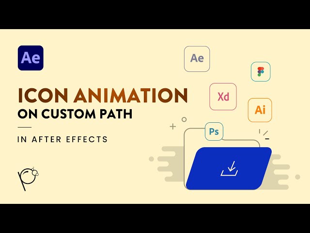 Animate Icons Along a Custom Path in After Effects 2021 (Hindi) #aftereffects #microinteractions