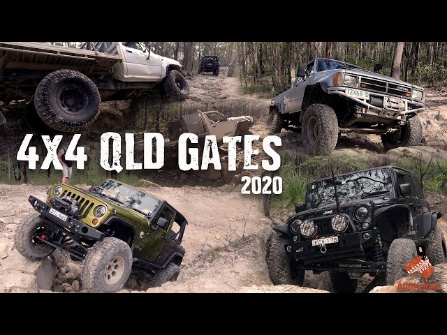 4x4 Rock Crawling at Lower QLD Gates Track in NSW | Jeep | Nissan | Toyota [2020]