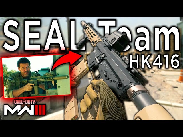 SEAL Team Jason's HK416 Build in Modern Warfare 3 Multiplayer Gameplay