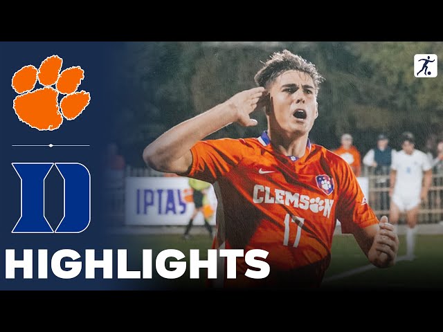 Clemson vs Duke | NCAA College Soccer | Highlights - November 05, 2023