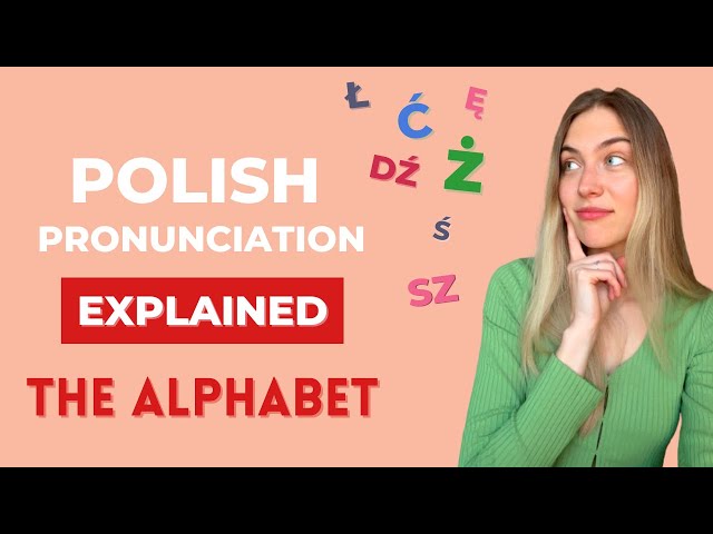The POLISH ALPHABET - Learn to pronounce letters and sounds (Polish pronunciation)