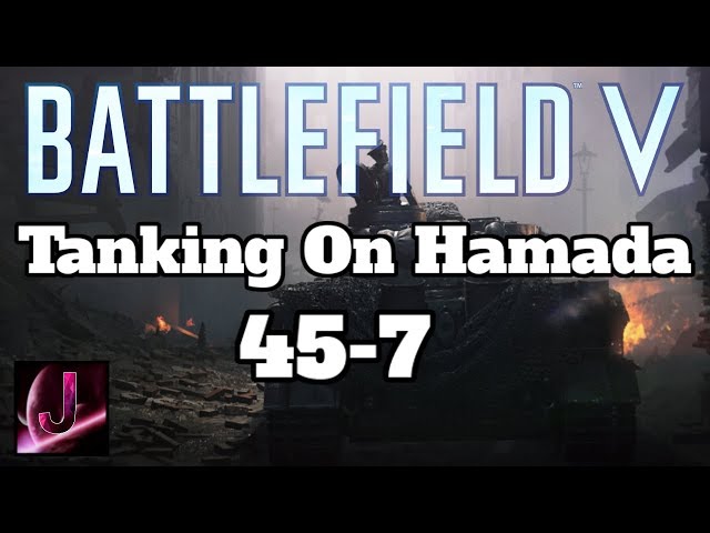 Battlefield 5: 45-7 Tanking On Hamada Conquest!! (PS4) Gameplay