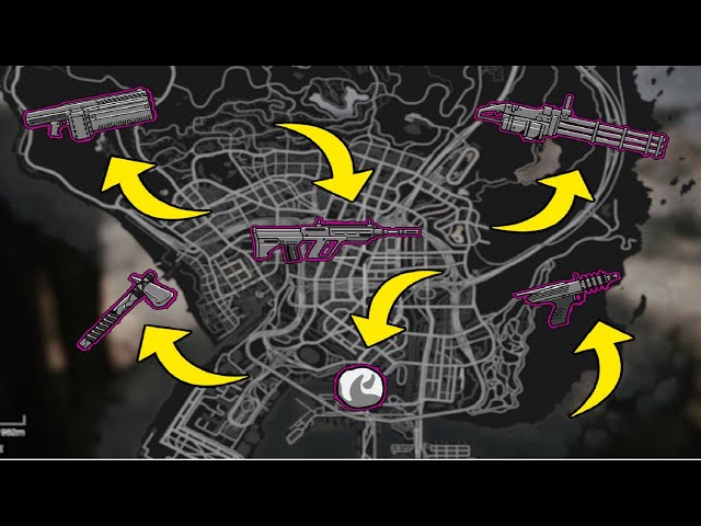 GTA 5 - All Secret & Rare Weapon Locations in Offline (PC,PS3,PS4,PS5,XBOX)