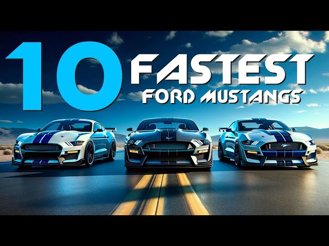 10 Fastest FORD MUSTANG Cars In Company HISTORY!